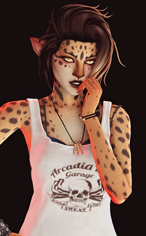 Sim Lookbook - Allyson "Alley Cat" Onyx