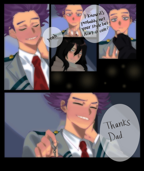 hairuko:Thanks, Dad. Present Mic’s first time being called dad! ;u;The second to last panel