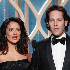 Paul Rudd improvising during teleprompter problems.