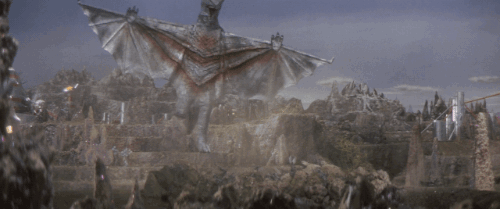 nm-gayguy:  citystompers1:  The rather short career of Space Gyaos in Gamera vs.