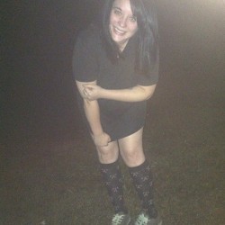 This girl, I love her and her random fashion statements :) @mb6688