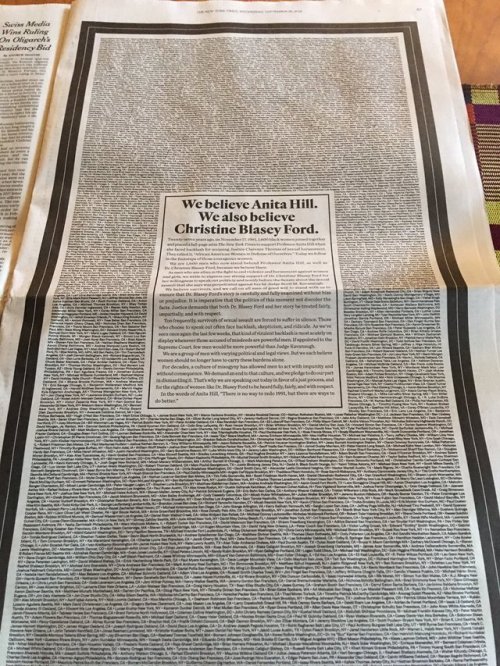 elvisomar:Full page ad in The New York Times newspaper from 26 September 2018.