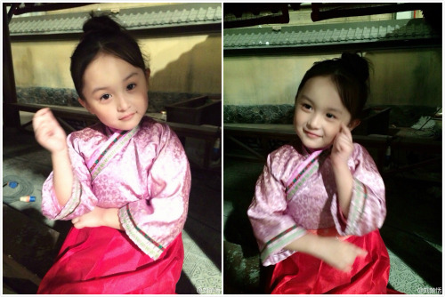 Little Liu Chutian(刘楚恬) wears different hanfu in Chinese costume piece. :D
