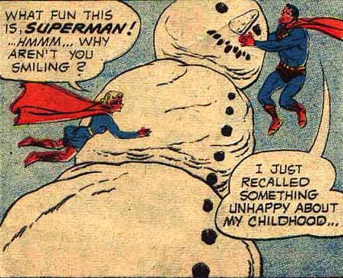 “I just recalled something unhappy about my childhood…” Superboy #80 (April 1960)