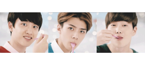 purpleuhan:  exo-k - baskin-robbins cf 