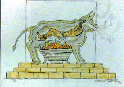 The Brazen Bull was hollow to allow a victim