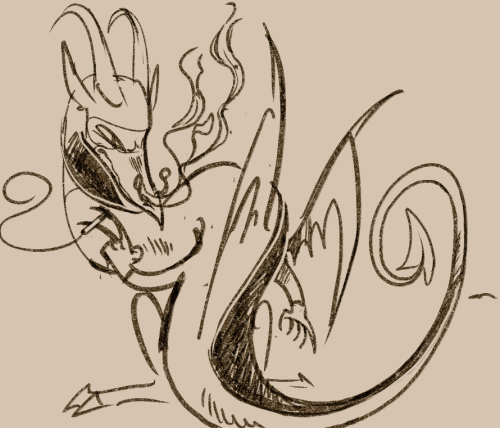 Being Cringe & Decided That It Would Be Good Character Design Practice To Make The Tf2 Mercs Into Dragons.