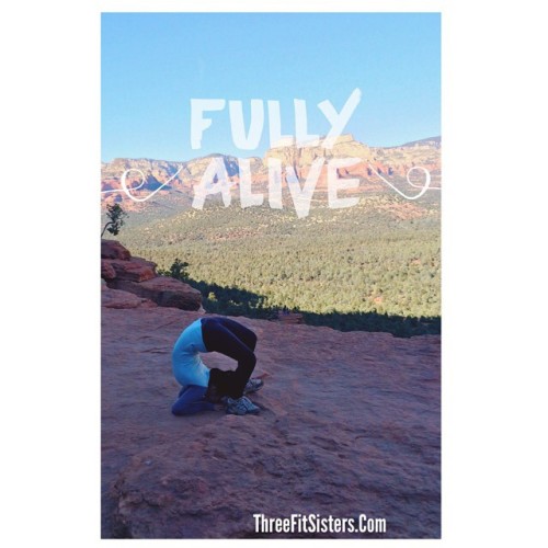 Bridging at the end of a hike #yoga#bridge#fullwheel#flexible#backbend#sedona (at Devil&rsquo;s Brid