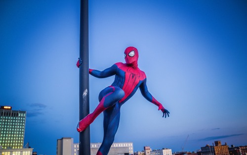 superheroesincolor:  ”Wanted to submit my work for your blog! Amazing Spider-Man in Milwaukee, WI”  [ Follow SuperheroesInColor on facebook / twitter / tumblr ]  