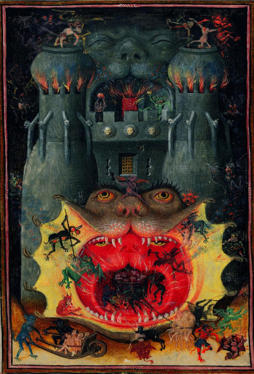 Master of Catherine of Cleves (active ca. 1435-60), ‘Mouth of Hell’, “Book of Hour