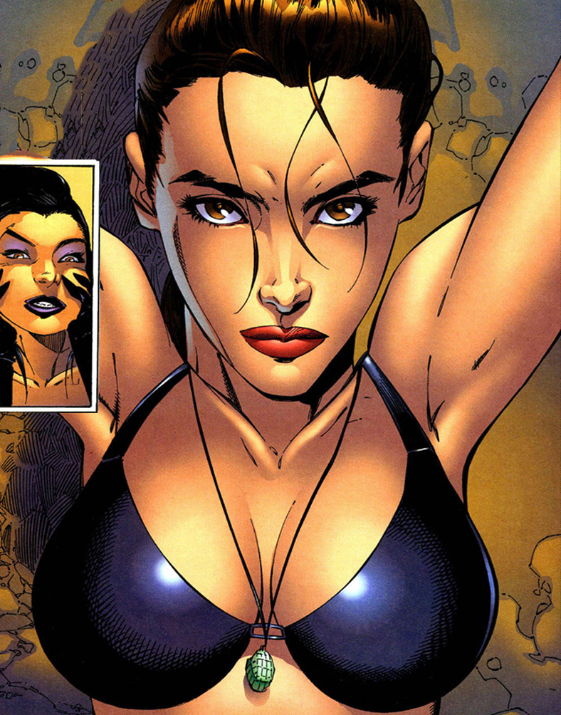 geekearth:  Tomb Raider Comic - Black Bikini