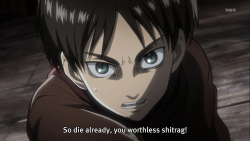 captainarlert:  nova-galaxy22:  hhoangt:  Eren Jaeger thirst to kill appreciation   can we take a moment to appreciate Eren’s face in the last one  I can always appreciate Eren’s face 