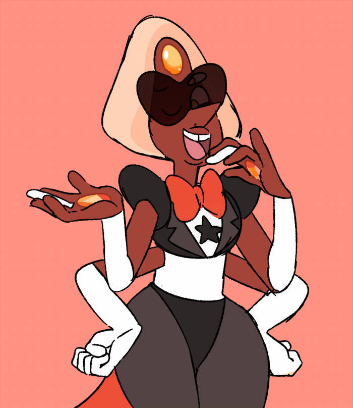 genchiart:  some doodles from while I watched Steven Bomb 3! 