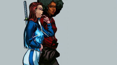dani-moonstar:  Stay tight, Colleen, I got a plan! femslash february  ★ colleen wing/misty knig