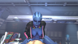sfmfuntime: Another Liara test render. Probably need to stop flooding you guys with these, I’ll cutback on them immediately. mp4 (HQ) / webm / gfycat (LQ) 