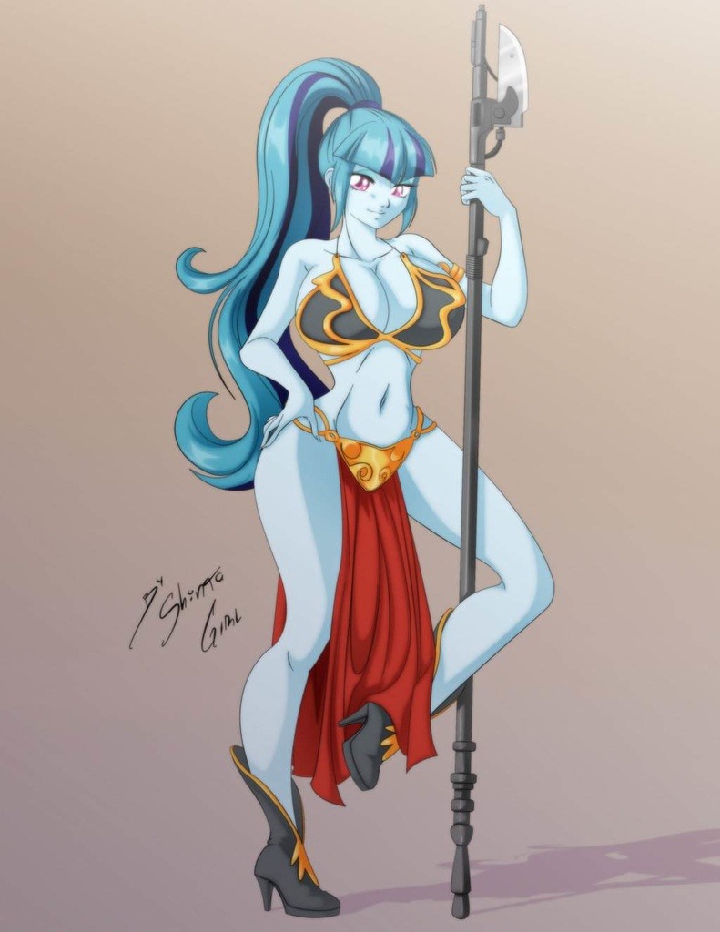 humanized-mane-six:  Commission - Sonata Slave by Shinta-Girl Commission - Adagio