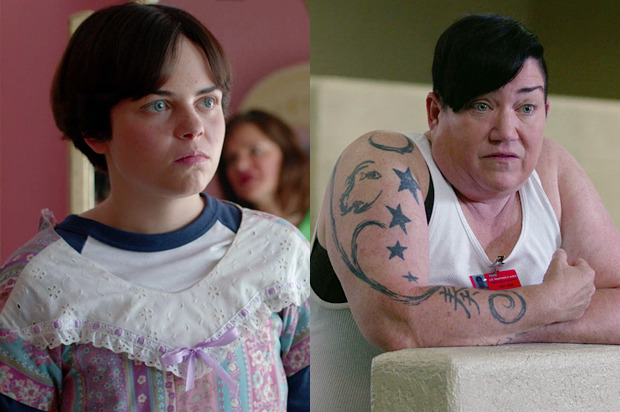 miss-mandy-m:  Orange is the New Black, Season 3Then and Now: FlashbacksSource for