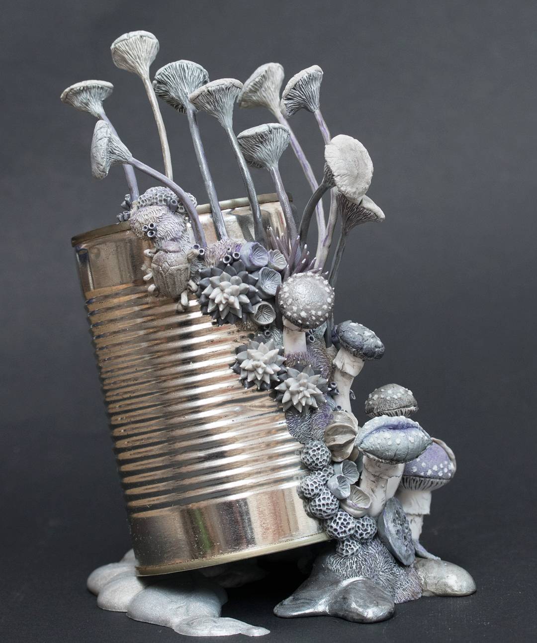 itscolossal:  Discarded Objects are Beautified with Colorful Coral-Like Growths by