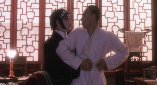 dykequarius:Leslie Cheung and Zhang FengyiFarewell My Concubine (1993) dir. Chen Kaige