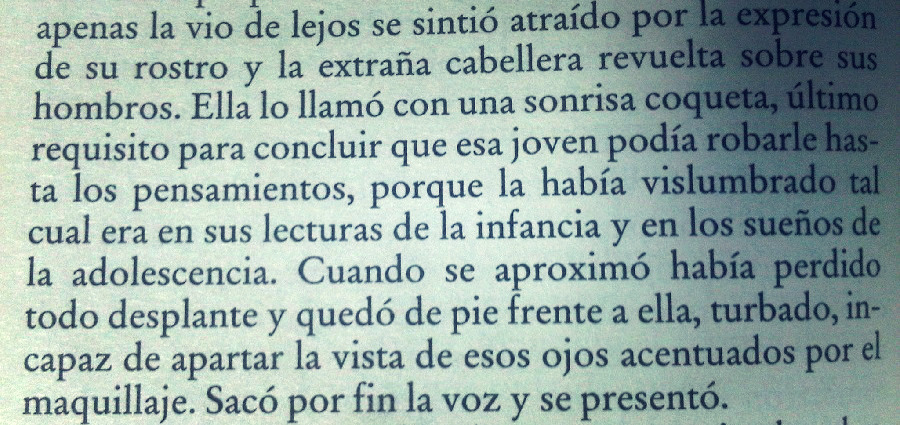 VUELTA y GIRO — Fragmento De Amor y De Sombra Isabel Allende.