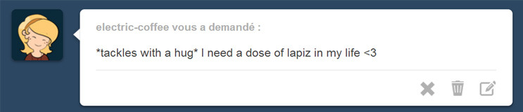 ask-poison-joke:  Sugar ?  X3 D'aww~!