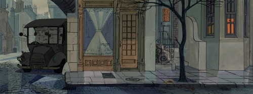 scurviesdisneyblog:101 Dalmatians backgrounds by Walt Peregoy (x)