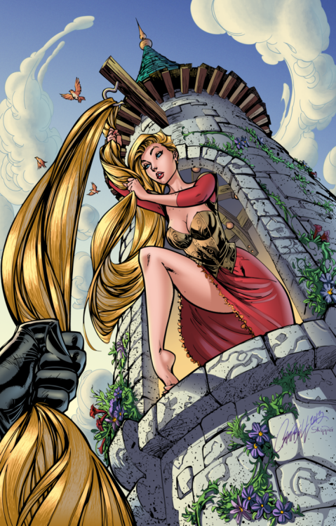 fairy34tales:  Rapunzelby J-Skipper  