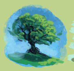 loopy-lupe:  Some tree doodles from the past