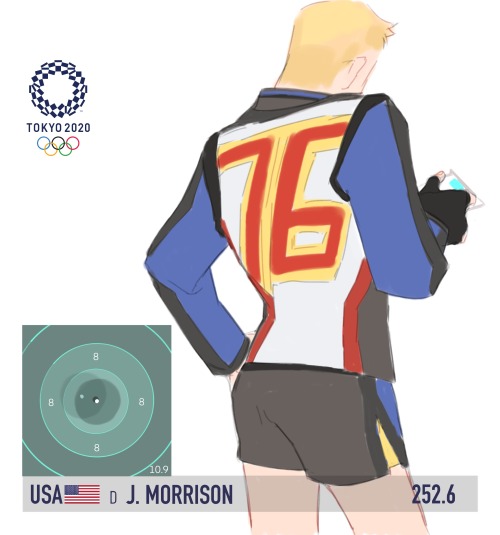 onebigwhale: Olympic champion J.Morrison, win air rifle gold medal for overwatch team