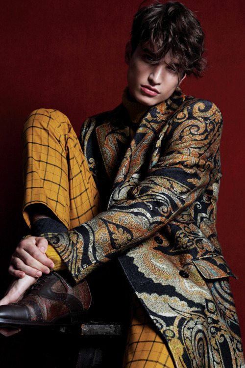 strangeforeignbeauty:Alexander Ferrario | Photographed by Saverio Cardia for Essential Homme August/