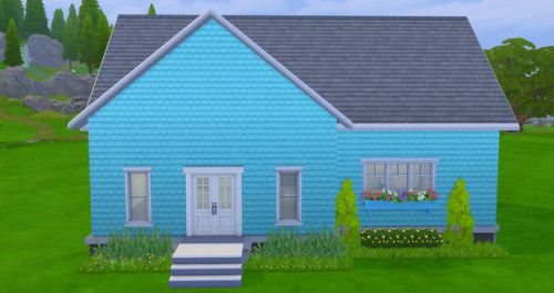 This is Vera’s house. It’s not much right now, but I think it’s cute for the Simol