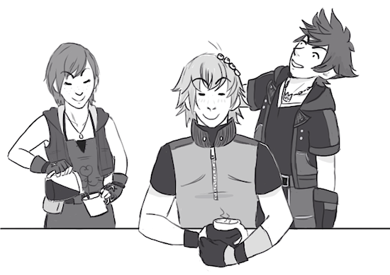 asksorikai:  Kairi: Sora definitely takes the longest to wake up. Riku just sort