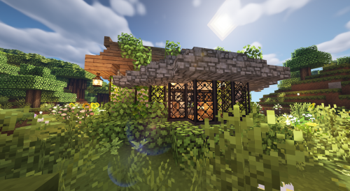 || Minecraft Cottage~ || ╭────────────────────────────── This is my super simple cottage design~ Ive