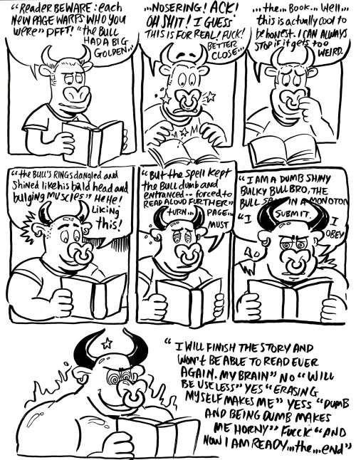 For Anothermeekone. Cursed Book Doodle Comic