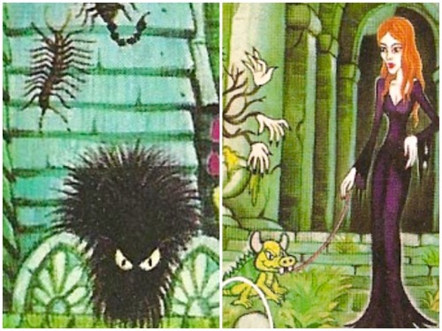 zgmfd:  House On Haunted Hill jigsaw puzzle w/details (Springbok 1973) 