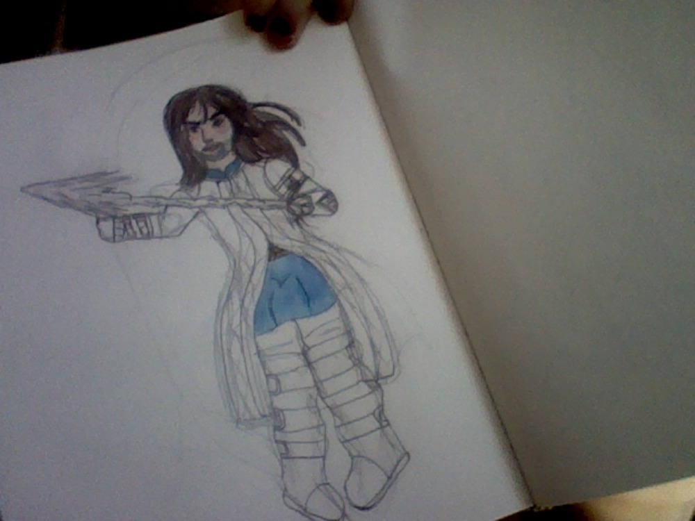 Remember when I said I was going to draw dwarves in a Puella Magi AU? Well&hellip;