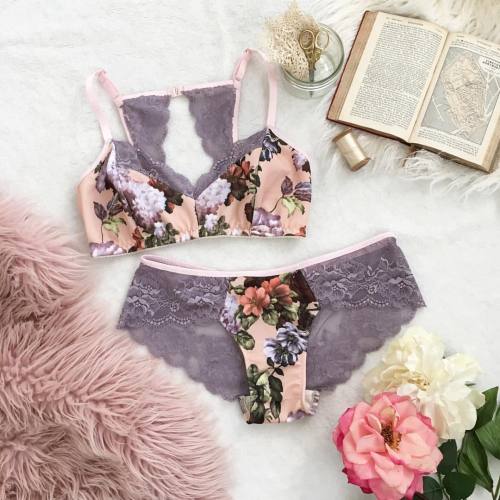 ohhhlulu: Coming soon… very limited! #floral #florallove #lingerie #handmadelingerie #lace #romanti