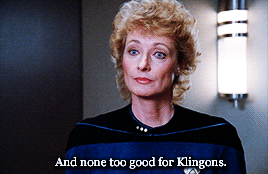 mistressvera:No one has ever performed the Klingon tea ceremony for me.