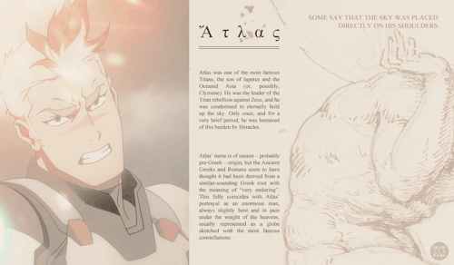 skywaleker: A T L A S — leader of the rebellion; guardian of the pillars that held the earth a