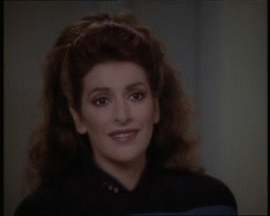 jamesmarinasirtisfan:Gif Set - Happy Deanna TroiApologies for the lack of gif posts in a long time s
