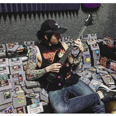 Have an amazing birthday and that Nintendo collection tho! #guitargod #guitarist #music #bands #fans