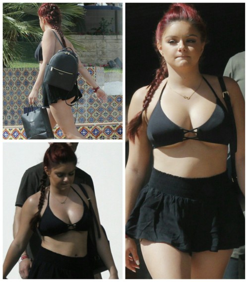 Porn Pics heathenhole:  Ariel Winter Underboob