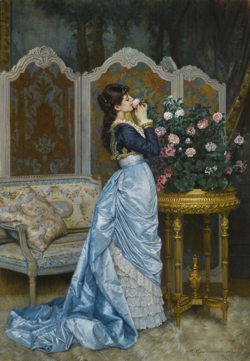 Day Dreaming. 1881. Auguste Toulmouche  