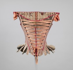 ephemeral-elegance:  Corset/Stays, ca. 1750-75