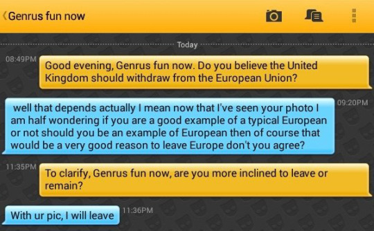 Porn photo Scottish Grindr users on the EU referendum