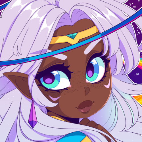 sugaryrainbow:No one asked for a Lisa Frank Allura but I delivered it anyway.Print for Metrocon!Twit