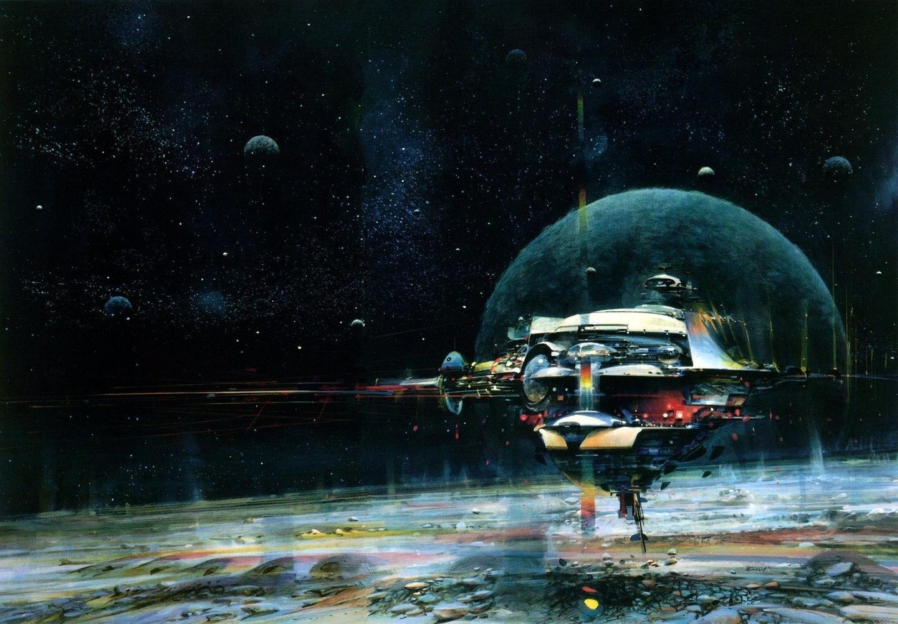 70sscifiart:  Works by John Berkey.