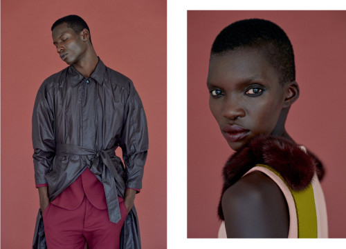 superselected:  Editorials. Achok Majak & Adonis Bosso for Open Lab Magazine. 