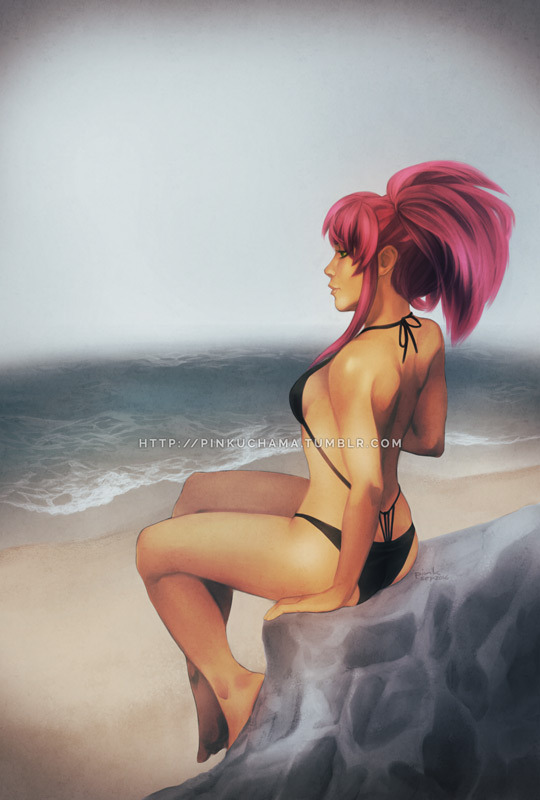 pinkuchama:  Another year without going to the beach even though I’m only an hour