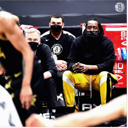 daniel-patrick:James Harden in the Parachute Track Pant II //